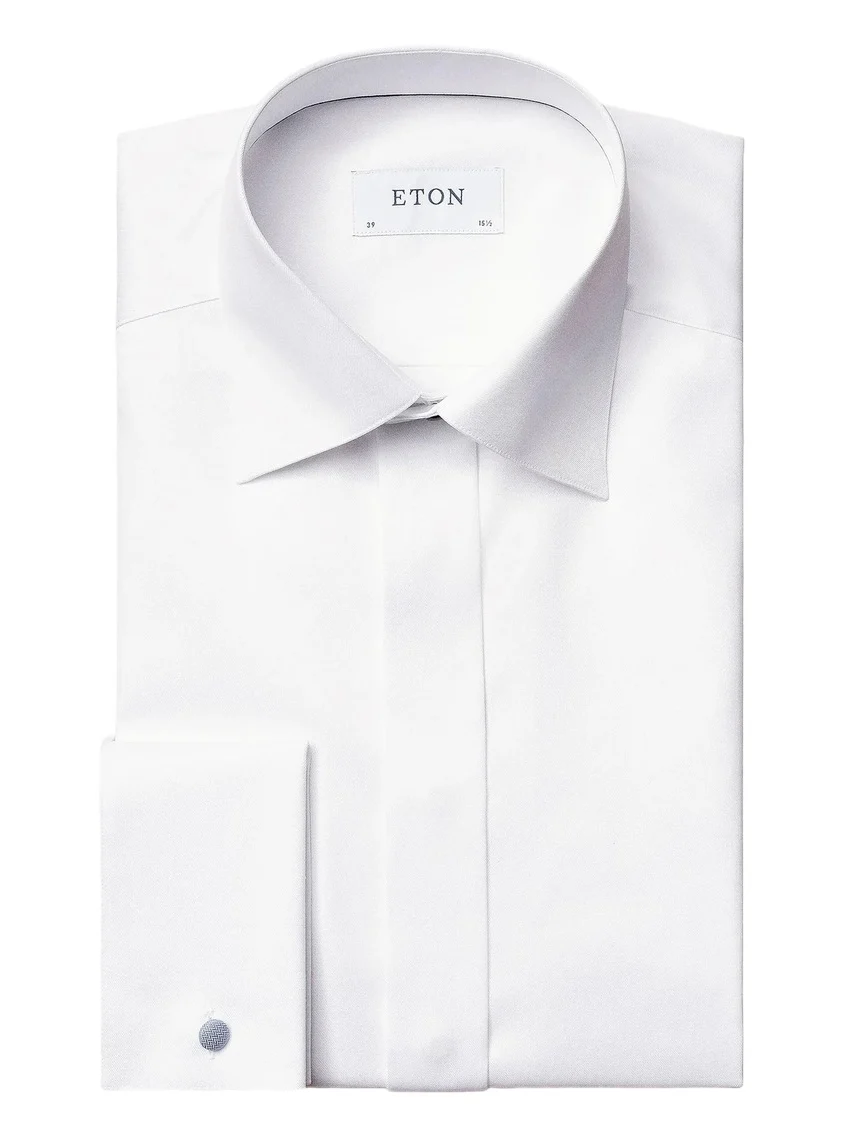 Eton Men's Contemporary-Fit Fly Front Formal Shirt