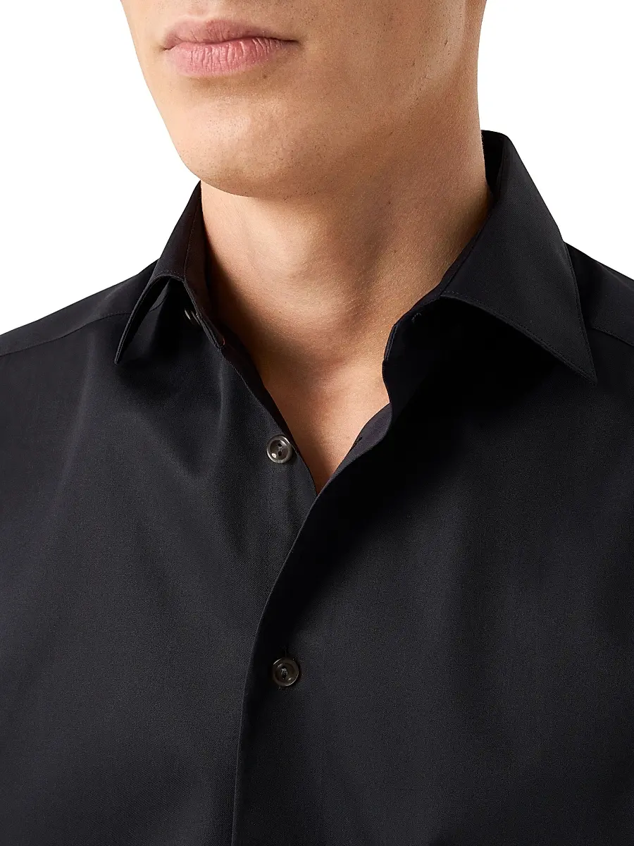 Eton Men's Slim-Fit Elevated Twill Shirt | Thumbnail 5 Eton Men's Slim-Fit Elevated Twill Shirt | Thumbnail 5