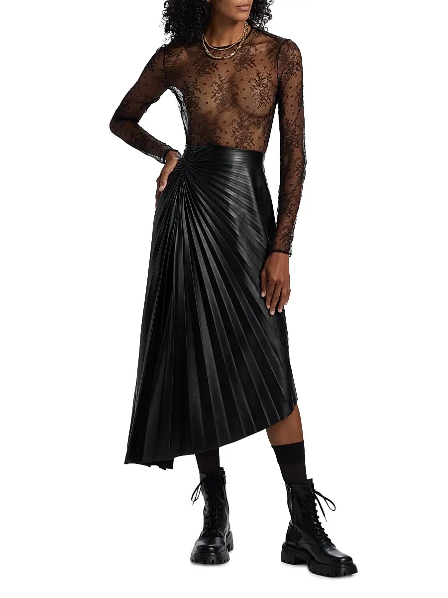 Dolce & Gabbana Women's Sheer Lace Bodysuit - Nero | Thumbnail 2 Dolce & Gabbana Women's Sheer Lace Bodysuit - Nero | Thumbnail 2