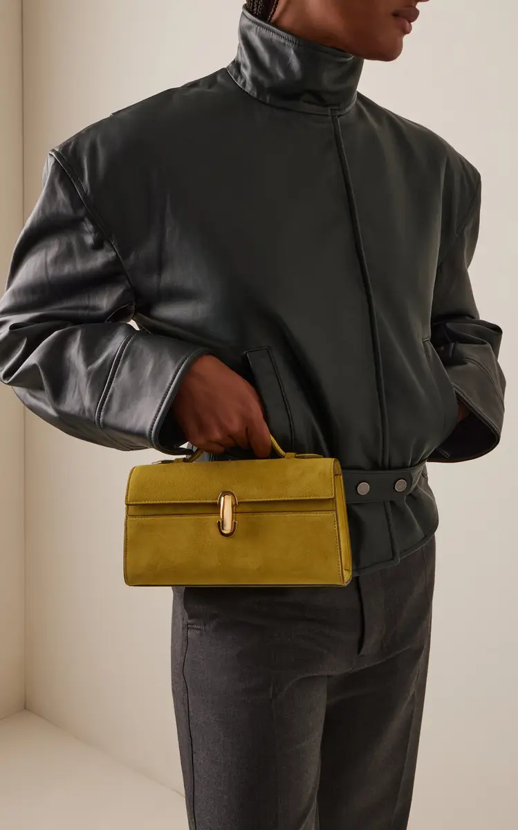 Savette The Symmetry Suede Pochette | Thumbnail 3