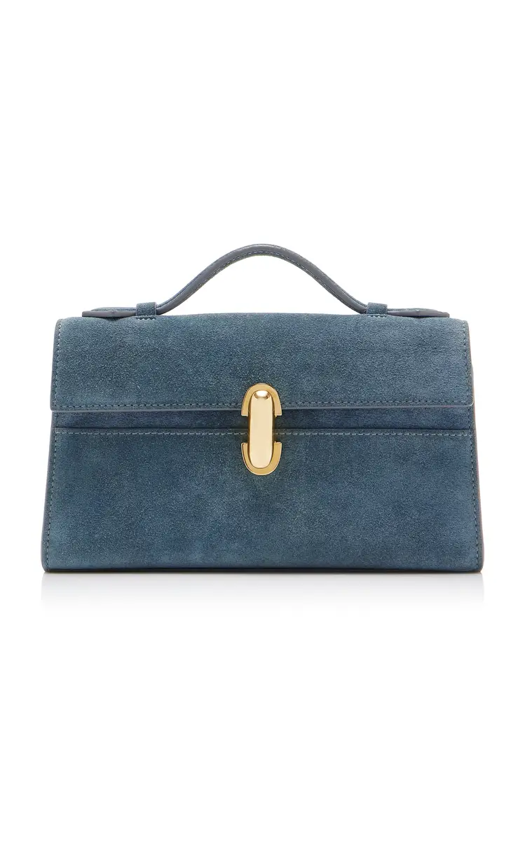 Savette The Symmetry Suede Pochette | Thumbnail 7