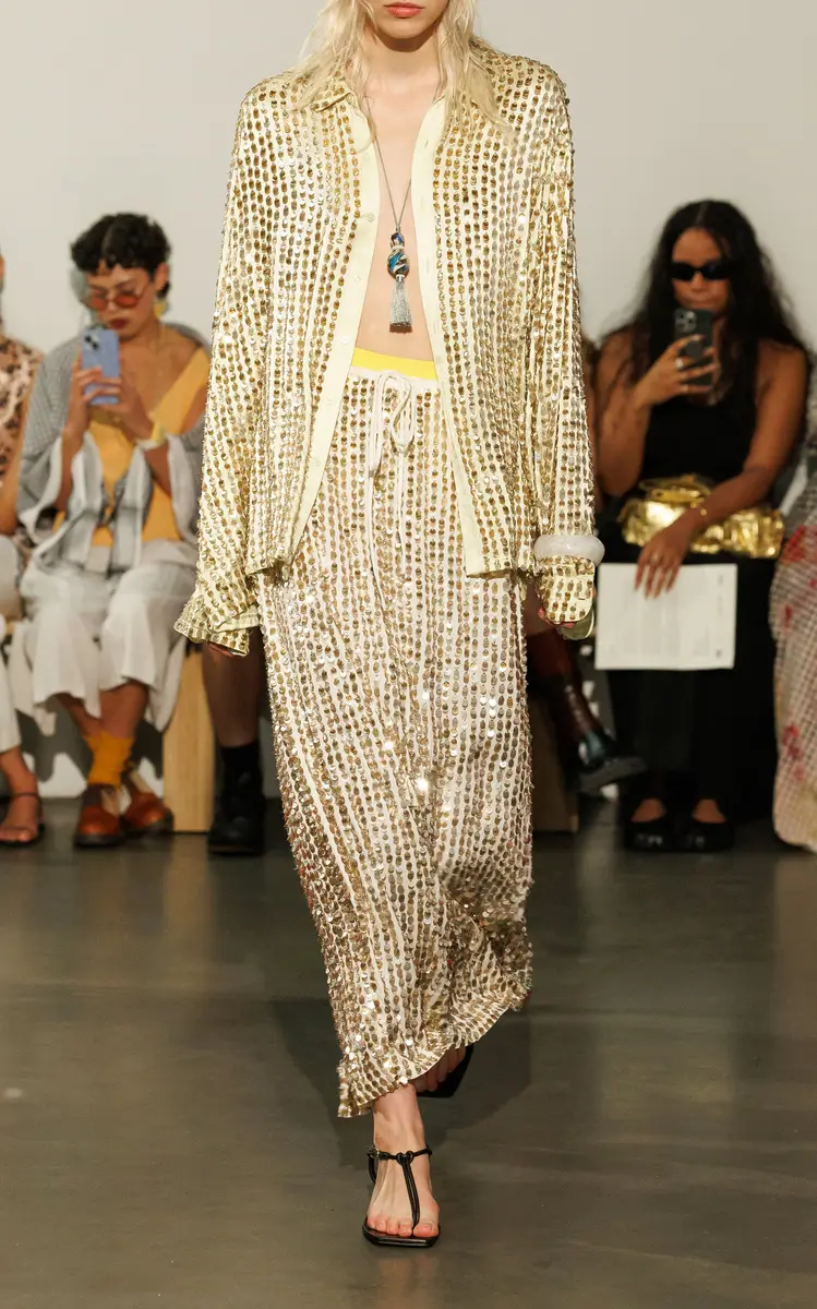 Zankov Marcella Embellished Stretch-Silk Maxi Skirt | Thumbnail 6 Zankov Marcella Embellished Stretch-Silk Maxi Skirt | Thumbnail 6