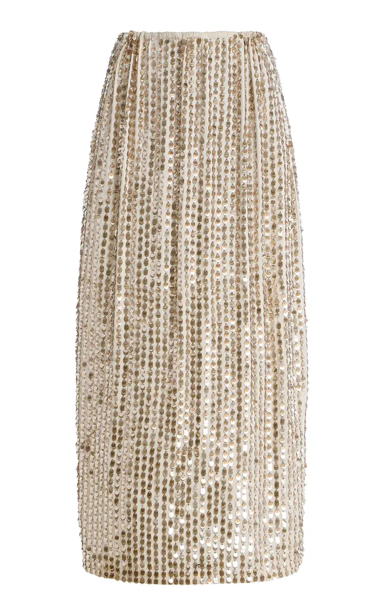 Zankov Marcella Embellished Stretch-Silk Maxi Skirt | Thumbnail 8 Zankov Marcella Embellished Stretch-Silk Maxi Skirt | Thumbnail 8