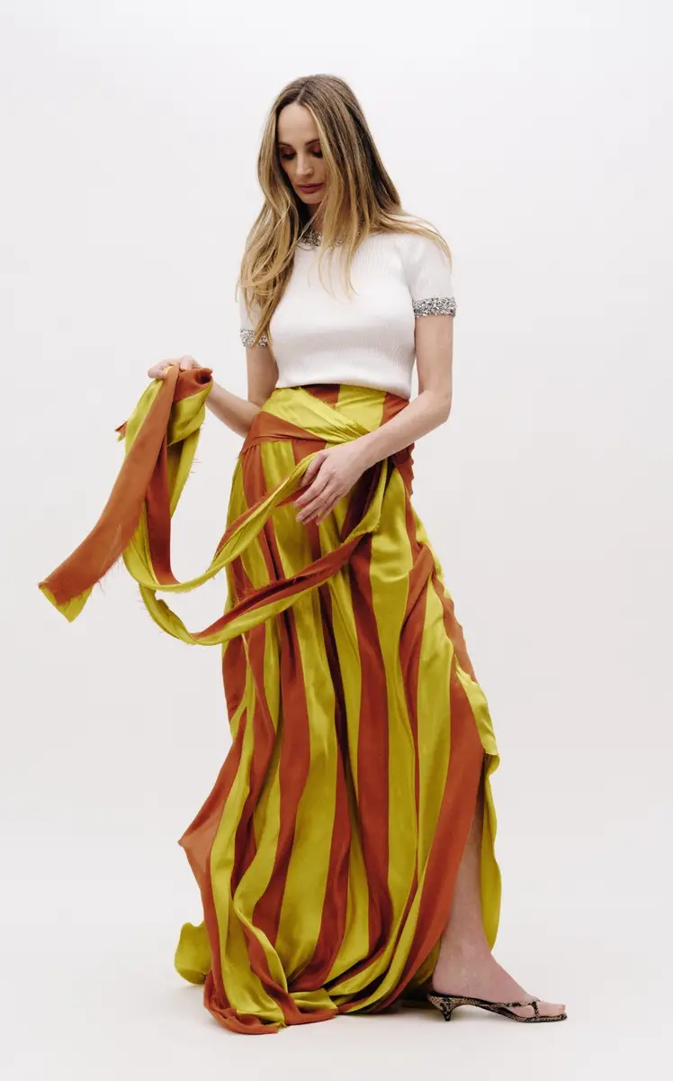 Zankov Evy Silk Maxi Skirt | Thumbnail 2 Zankov Evy Silk Maxi Skirt | Thumbnail 2