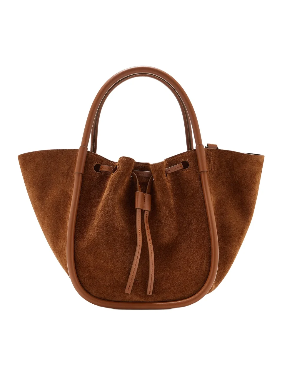 Ruched Small Suede Tote Ruched Small Suede Tote
