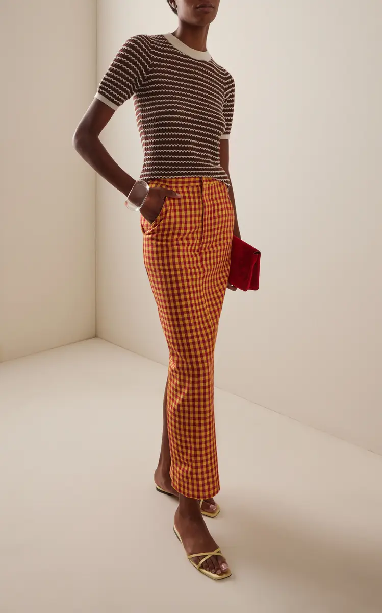 Zankov Charlotte Pointelle-Knit Wool Top | Thumbnail 2