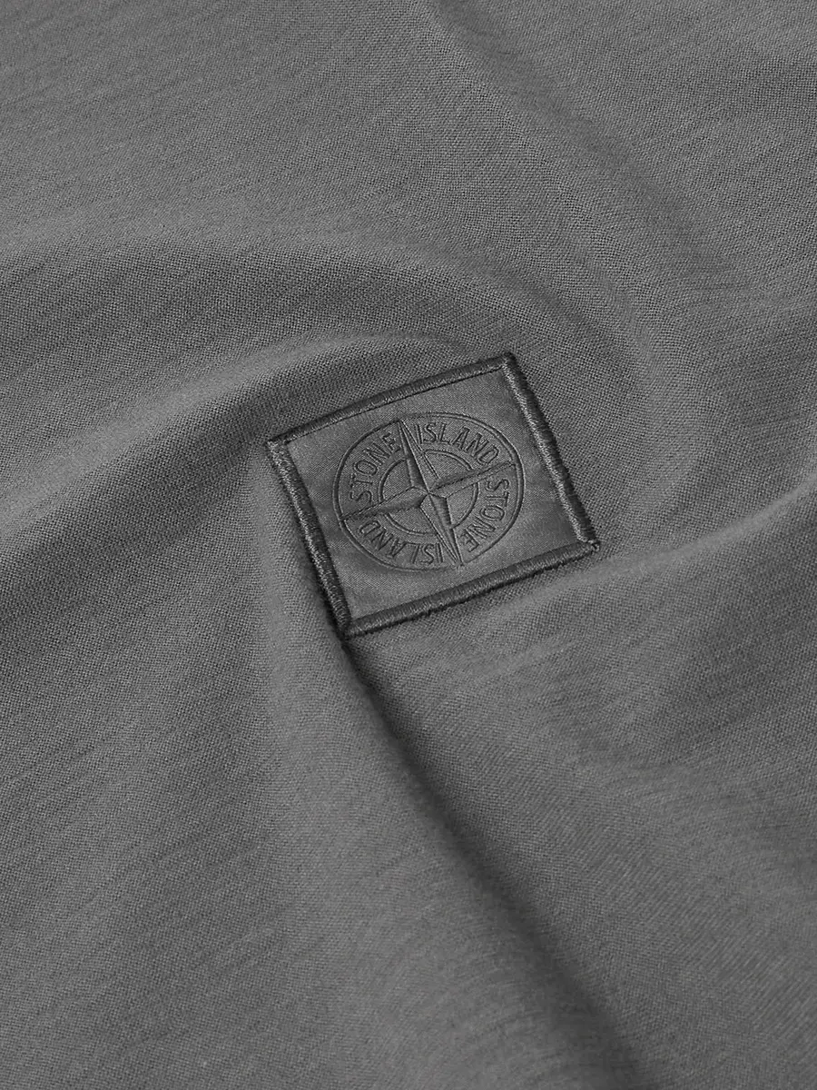 Stone Island GHOST Logo-Appliquéd Cotton-Jersey T-Shirt - Men | Thumbnail 5