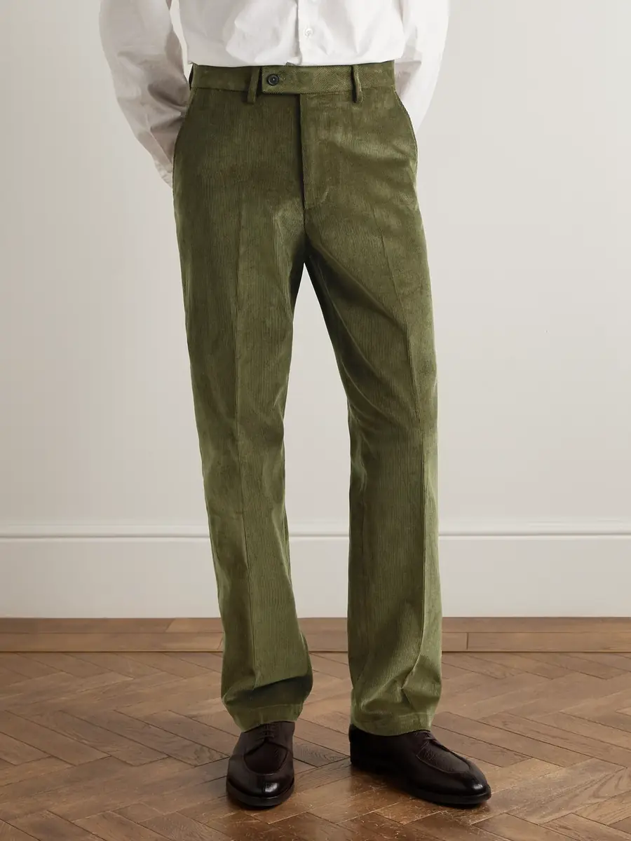 Purdey Straight-Leg Cotton-Corduroy Trousers - Men | Thumbnail 3 Purdey Straight-Leg Cotton-Corduroy Trousers - Men | Thumbnail 3