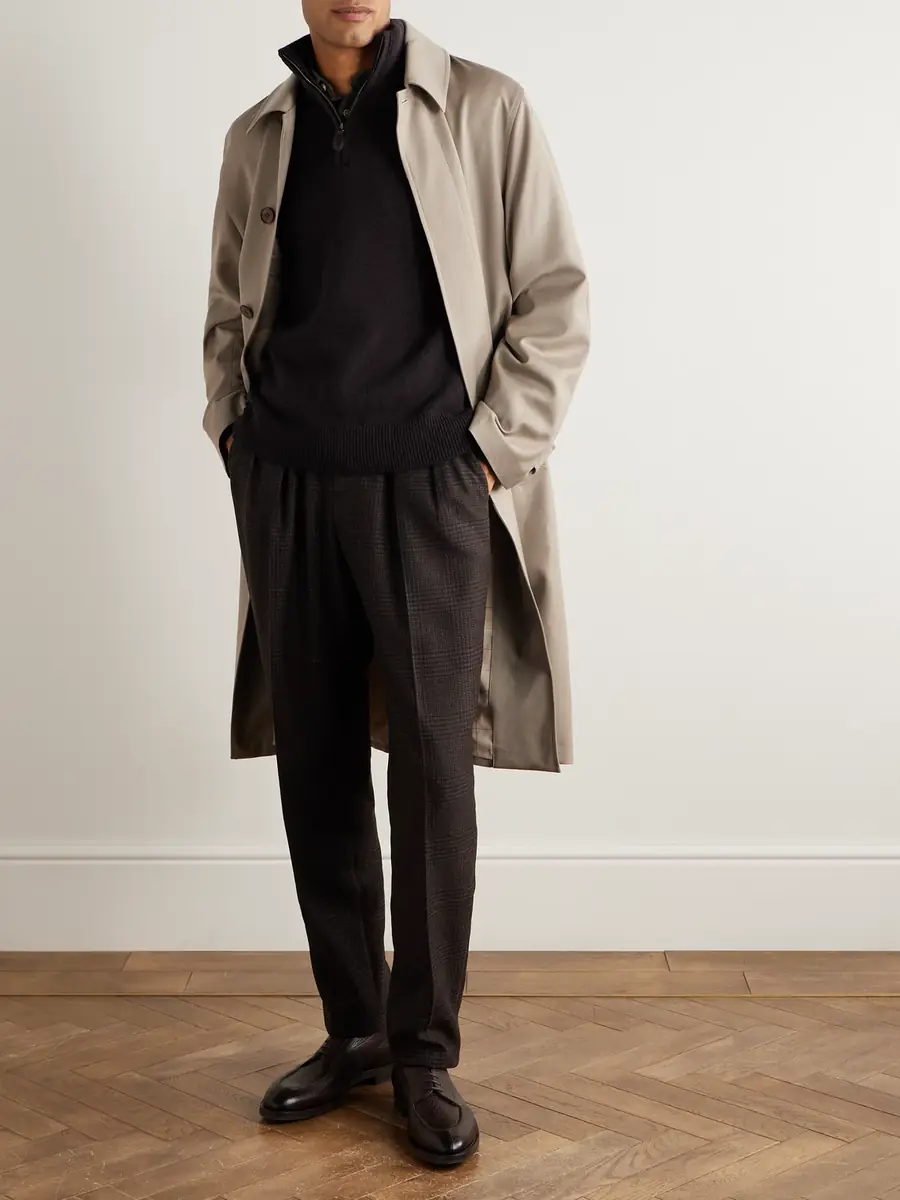 Purdey Hertford Wool Half-Zip Sweater - Men | Thumbnail 2 Purdey Hertford Wool Half-Zip Sweater - Men | Thumbnail 2