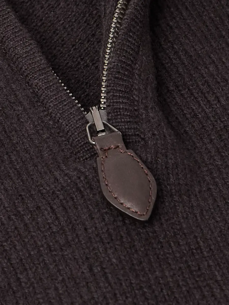 Purdey Hertford Wool Half-Zip Sweater - Men | Thumbnail 5 Purdey Hertford Wool Half-Zip Sweater - Men | Thumbnail 5