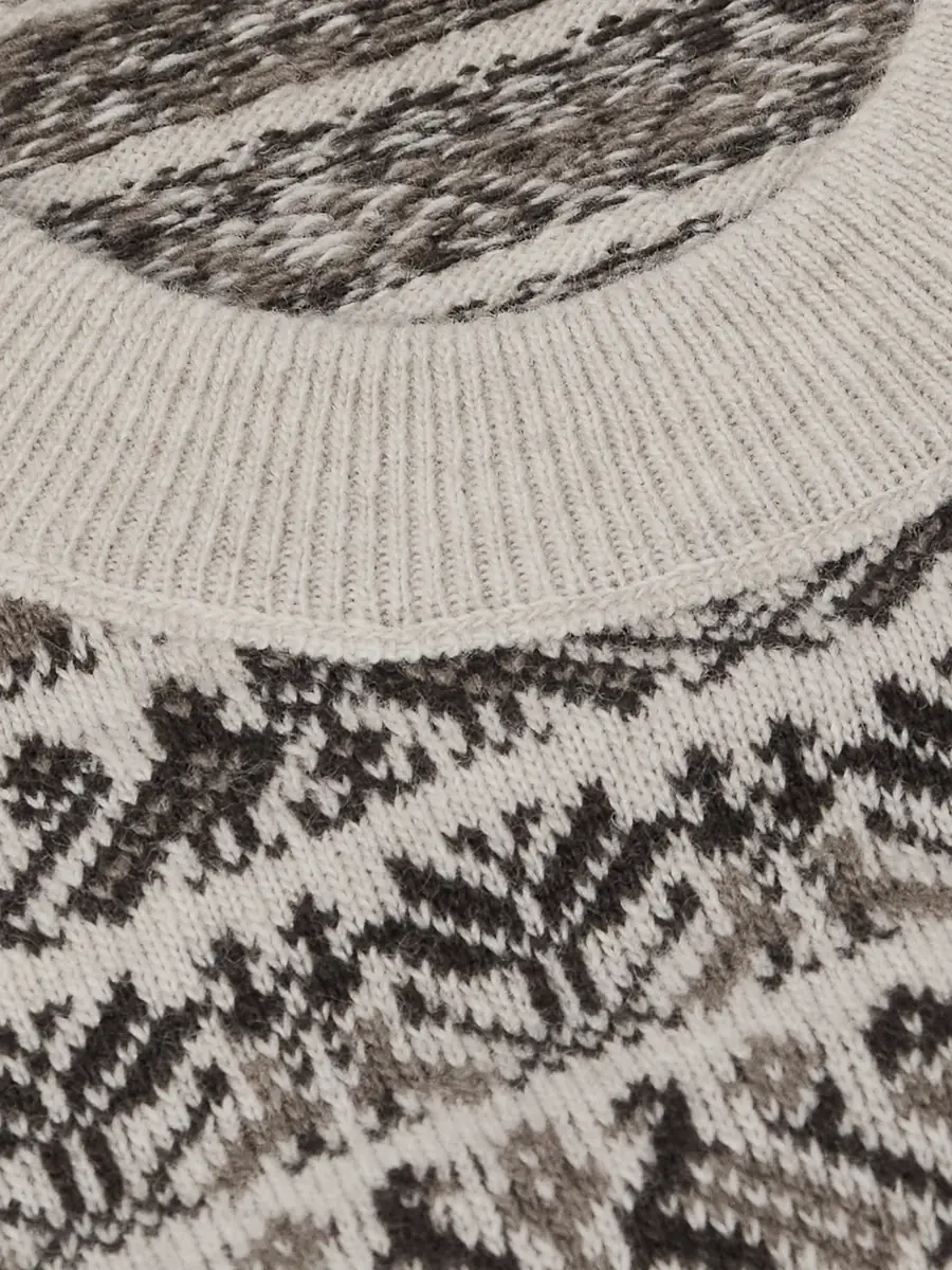 Purdey Vigo Slim-Fit Fair Isle Wool Sweater - Men | Thumbnail 5