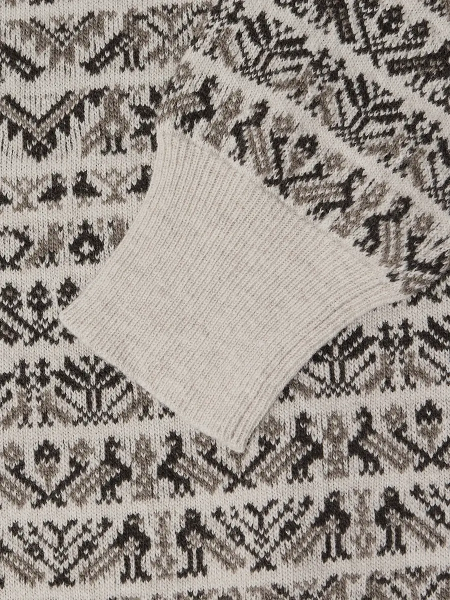 Purdey Vigo Slim-Fit Fair Isle Wool Sweater - Men | Thumbnail 6