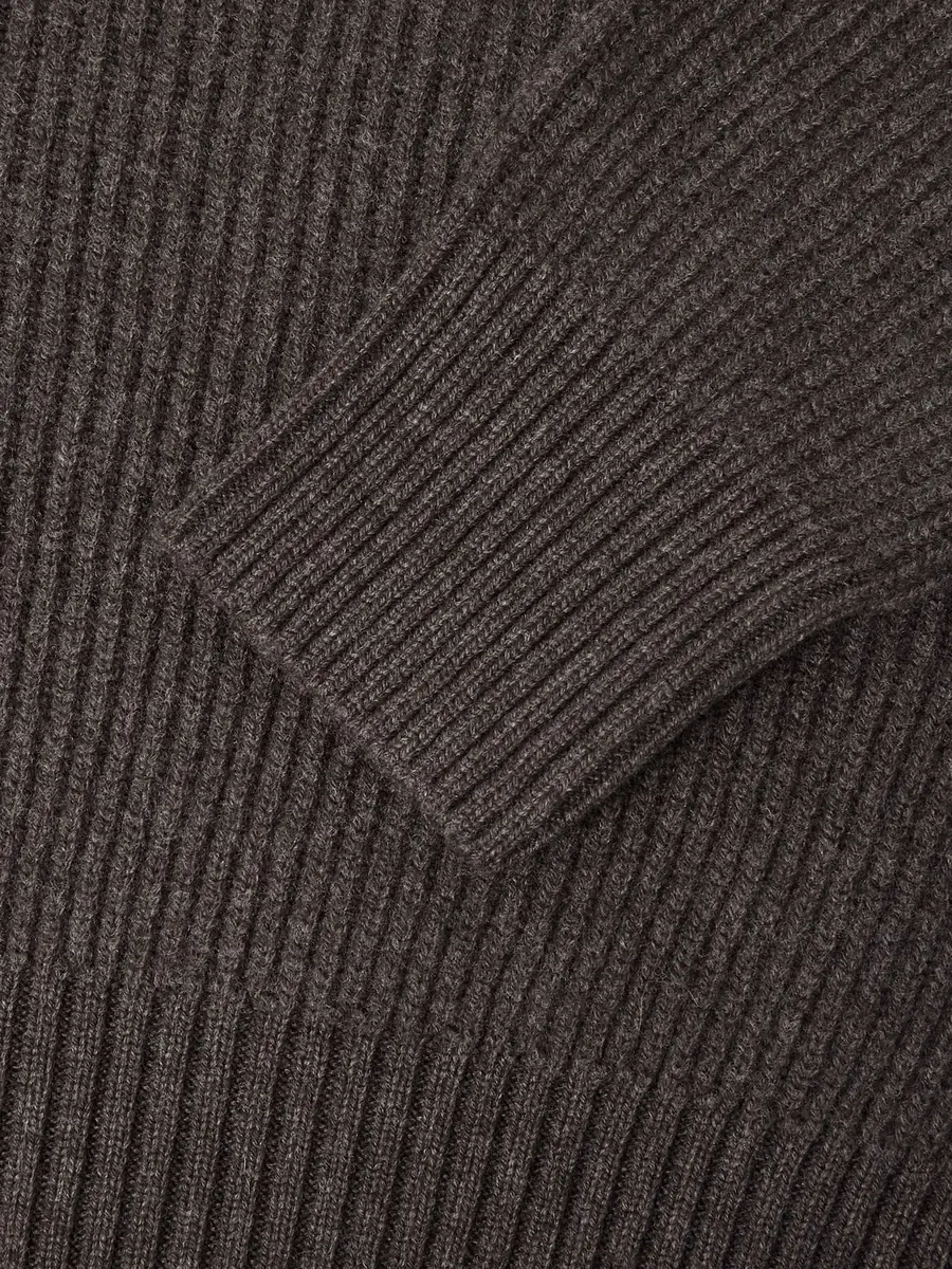 Purdey Clifford Ribbed Wool and Cashmere-Blend Half-Zip Sweater - Men | Thumbnail 6 Purdey Clifford Ribbed Wool and Cashmere-Blend Half-Zip Sweater - Men | Thumbnail 6