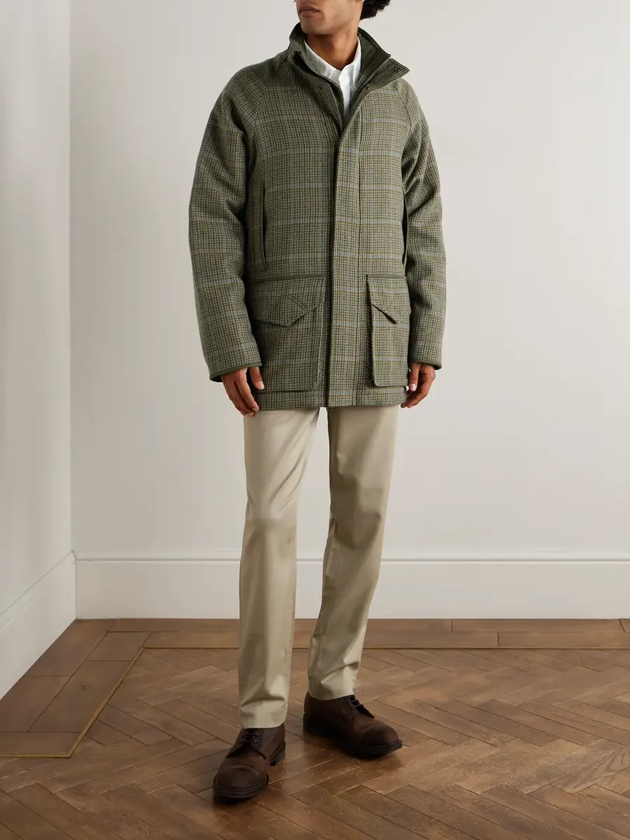 Purdey Tom Checked Wool-Tweed Coat - Men | Thumbnail 2