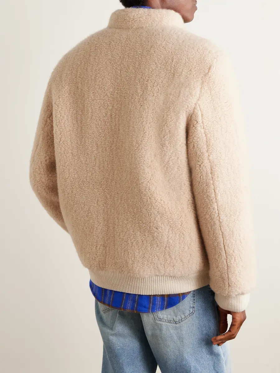 God’s True Cashmere Cashmere-Fleece Bomber Jacket - Men | Thumbnail 3