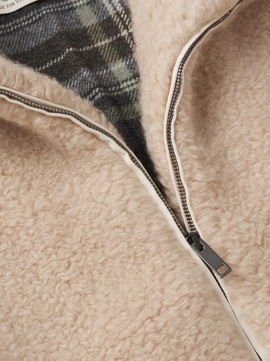 God’s True Cashmere Cashmere-Fleece Bomber Jacket - Men | Thumbnail 4