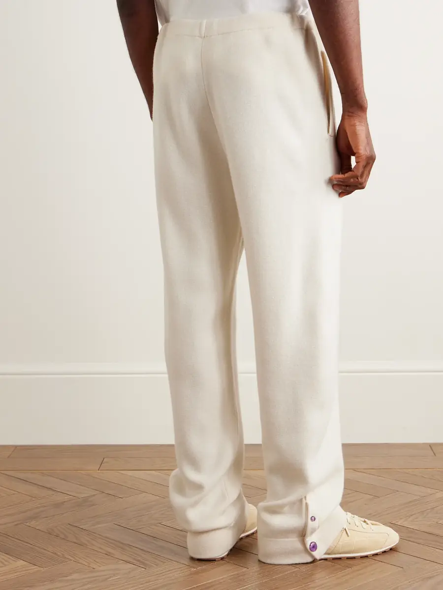 God’s True Cashmere Straight-Leg Cashmere Drawstring Trousers - Men | Thumbnail 4 God’s True Cashmere Straight-Leg Cashmere Drawstring Trousers - Men | Thumbnail 4