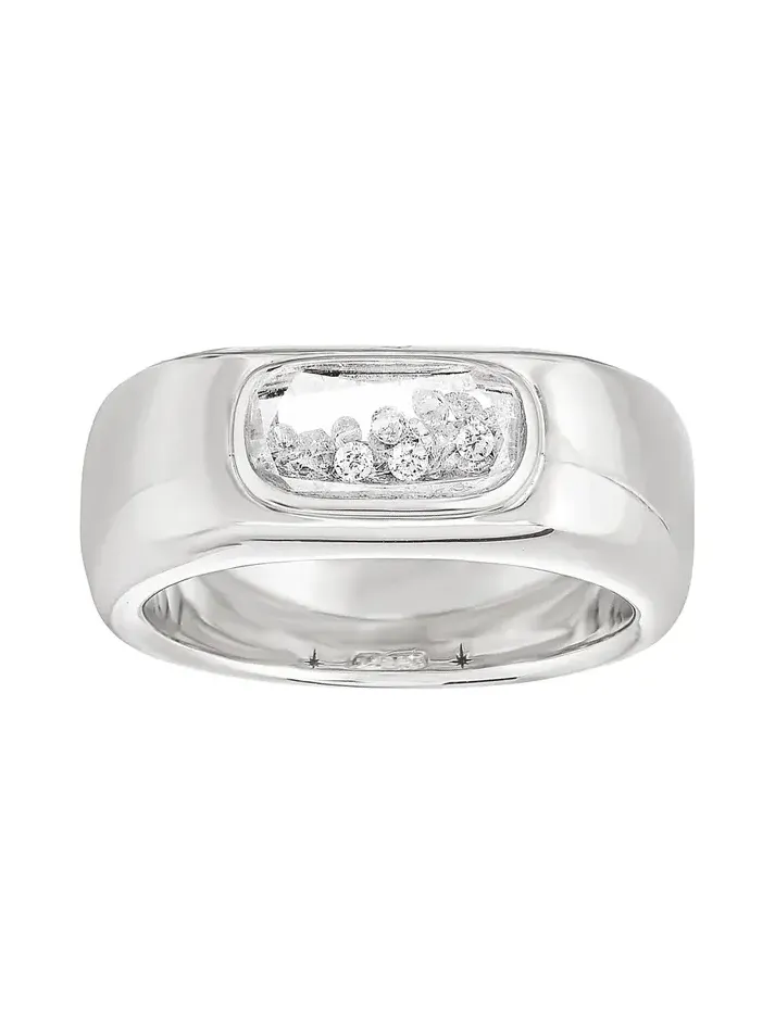 Diamond Dalila Cigar Band Ring Diamond Dalila Cigar Band Ring