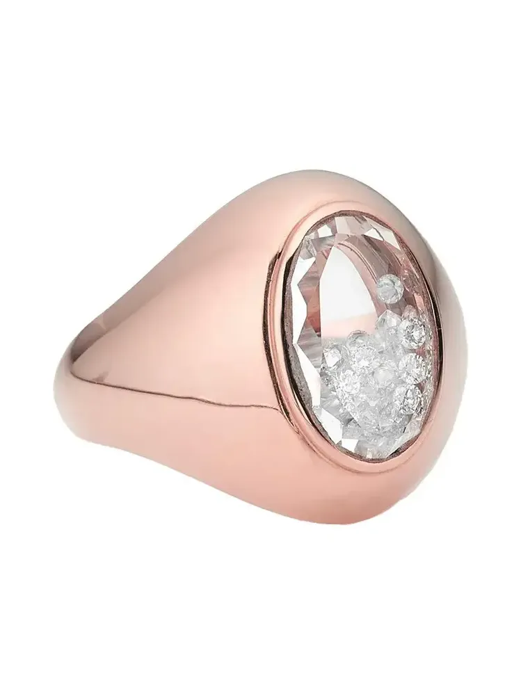 Diamond Dedinho Signet Ring