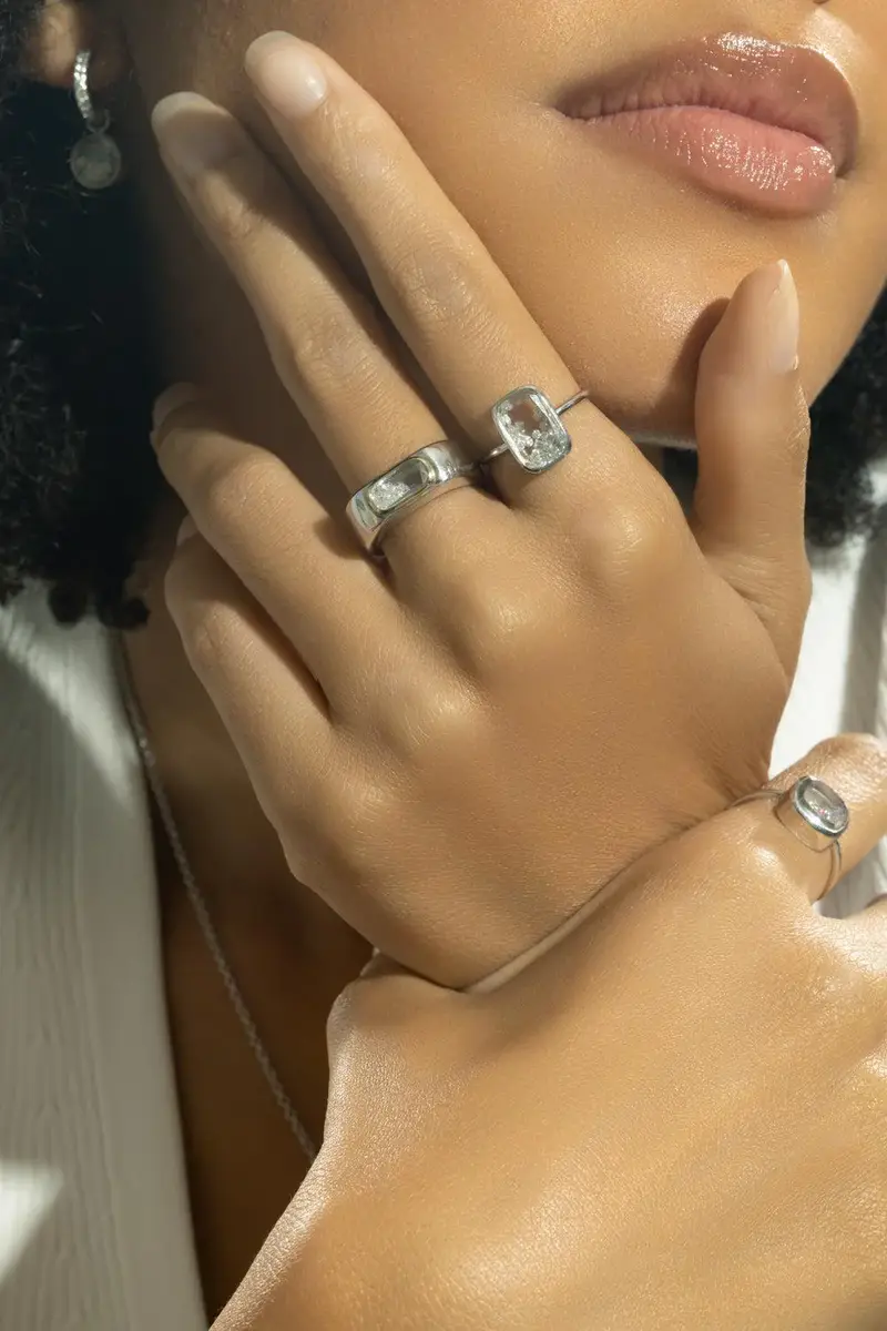 MORITZ GLIK Diamond Petite Ten Fourteen Ring | Thumbnail 3 MORITZ GLIK Diamond Petite Ten Fourteen Ring | Thumbnail 3