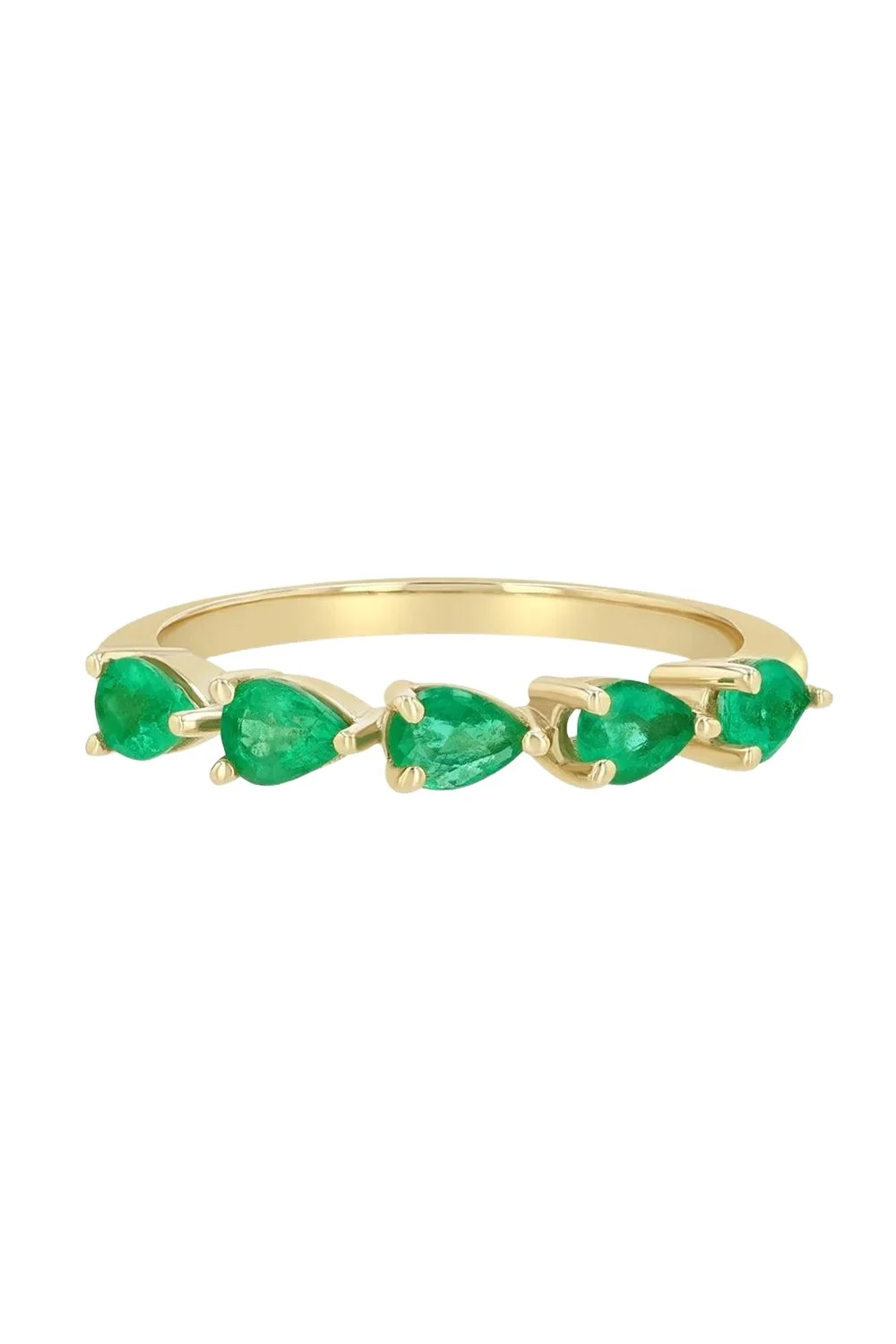 Emerald Band Ring Emerald Band Ring