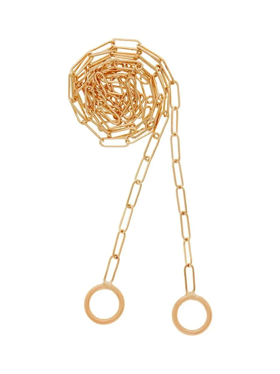 Square Link Chain - Yellow Gold - 15in