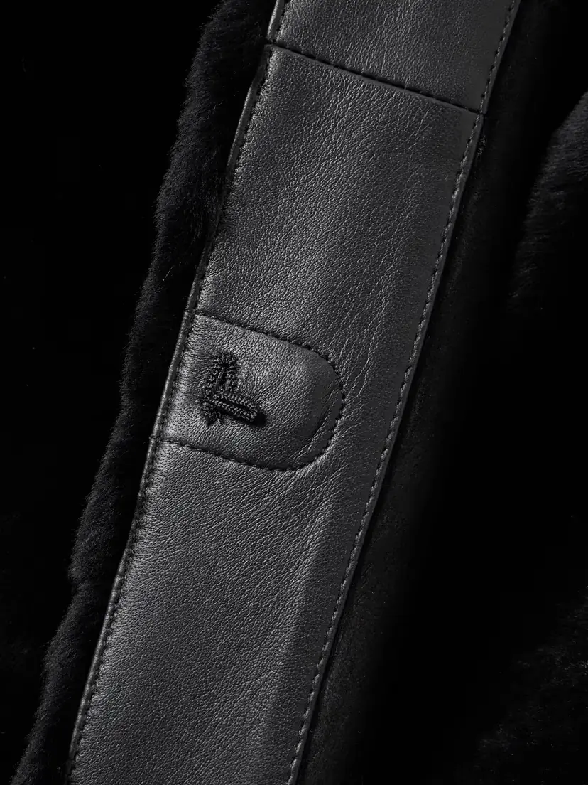 TOTEME Belted Shearling Jacket | Thumbnail 5 TOTEME Belted Shearling Jacket | Thumbnail 5