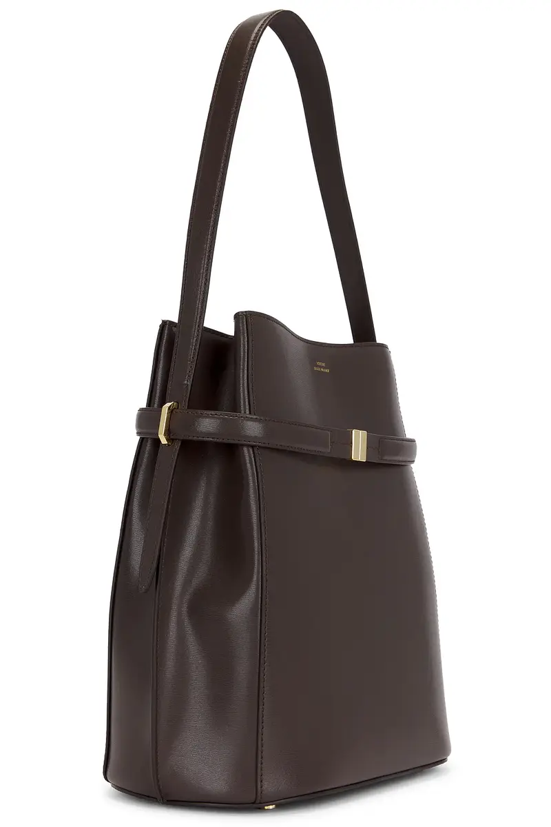 TOTEME Belted Leather Bucket Bag | Thumbnail 4