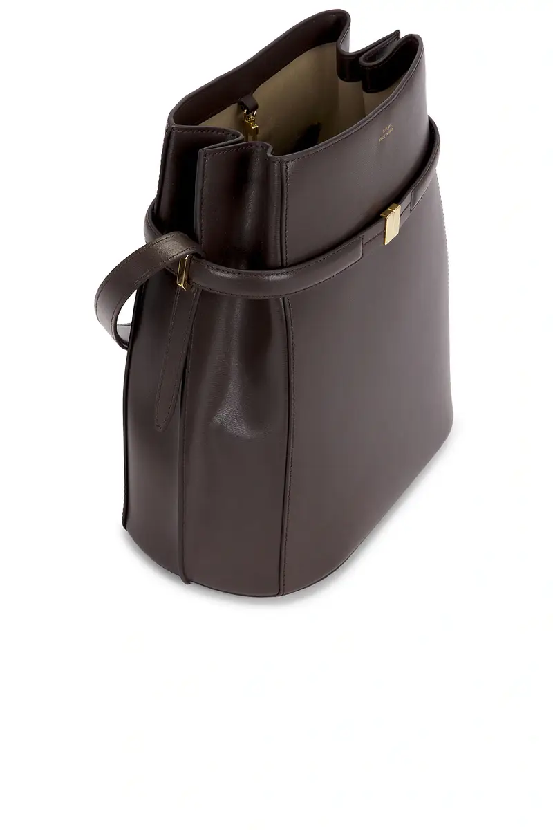 TOTEME Belted Leather Bucket Bag | Thumbnail 5