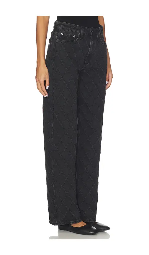 rag & bone Logan Quilted Wide Leg Jeans | Thumbnail 2 rag & bone Logan Quilted Wide Leg Jeans | Thumbnail 2