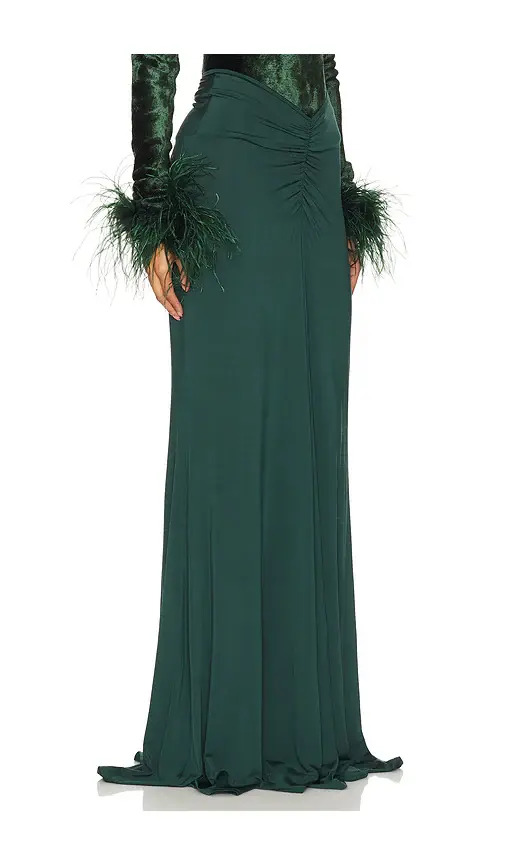 Lapointe Ruched Maxi Skirt | Thumbnail 2 Lapointe Ruched Maxi Skirt | Thumbnail 2
