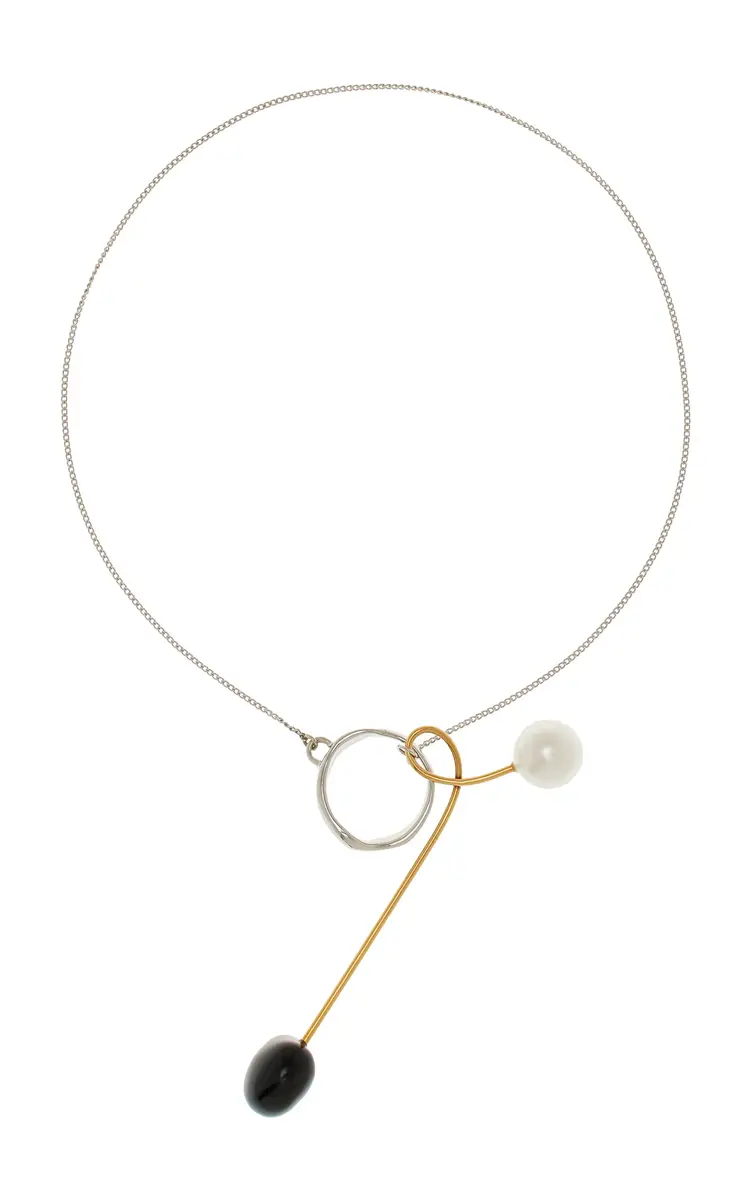 Dries Van Noten Gold-Plated Pearl Necklace | Thumbnail 10 Dries Van Noten Gold-Plated Pearl Necklace | Thumbnail 10