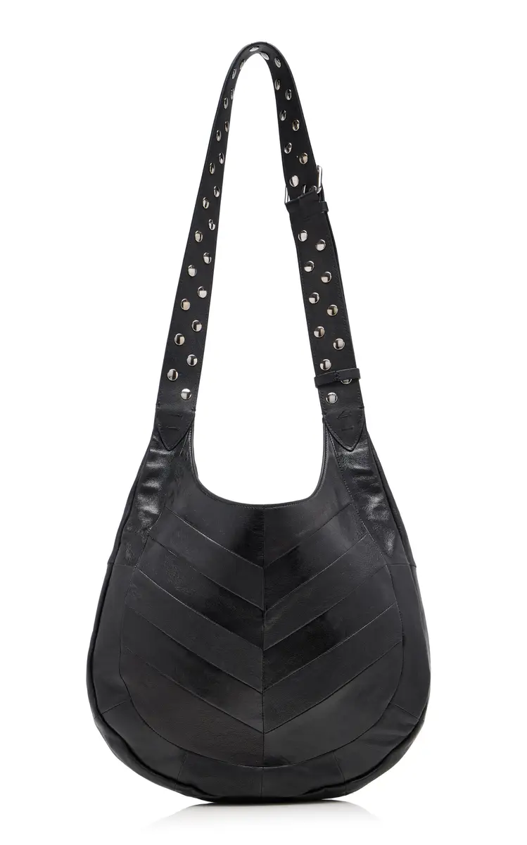 Valentino Garavani VLogo Nappa Leather Hobo Bag | Thumbnail 4 Valentino Garavani VLogo Nappa Leather Hobo Bag | Thumbnail 4
