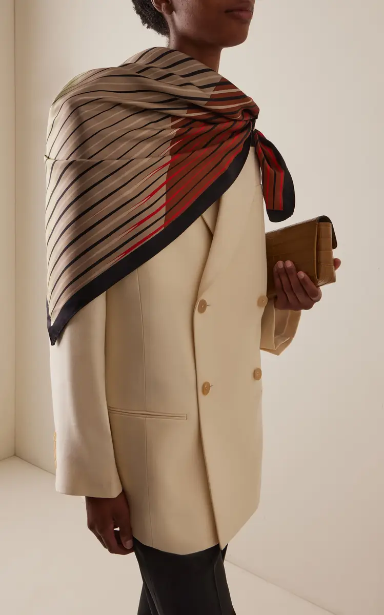KALLMEYER Oversized Silk Scarf | Thumbnail 3 KALLMEYER Oversized Silk Scarf | Thumbnail 3