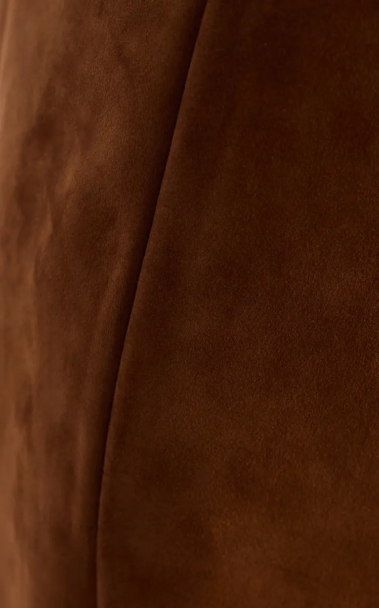 KALLMEYER Shiloh Suede Mini Skirt - Brown | Thumbnail 5
