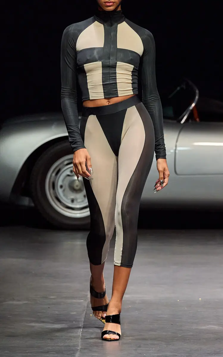 LaQuan Smith Two-Tone Capri Skinny Pants | Thumbnail 5 LaQuan Smith Two-Tone Capri Skinny Pants | Thumbnail 5