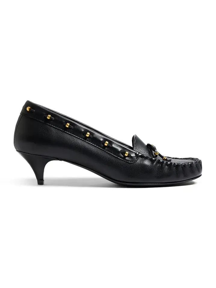 Milly Leather Moccasin Pumps Milly Leather Moccasin Pumps