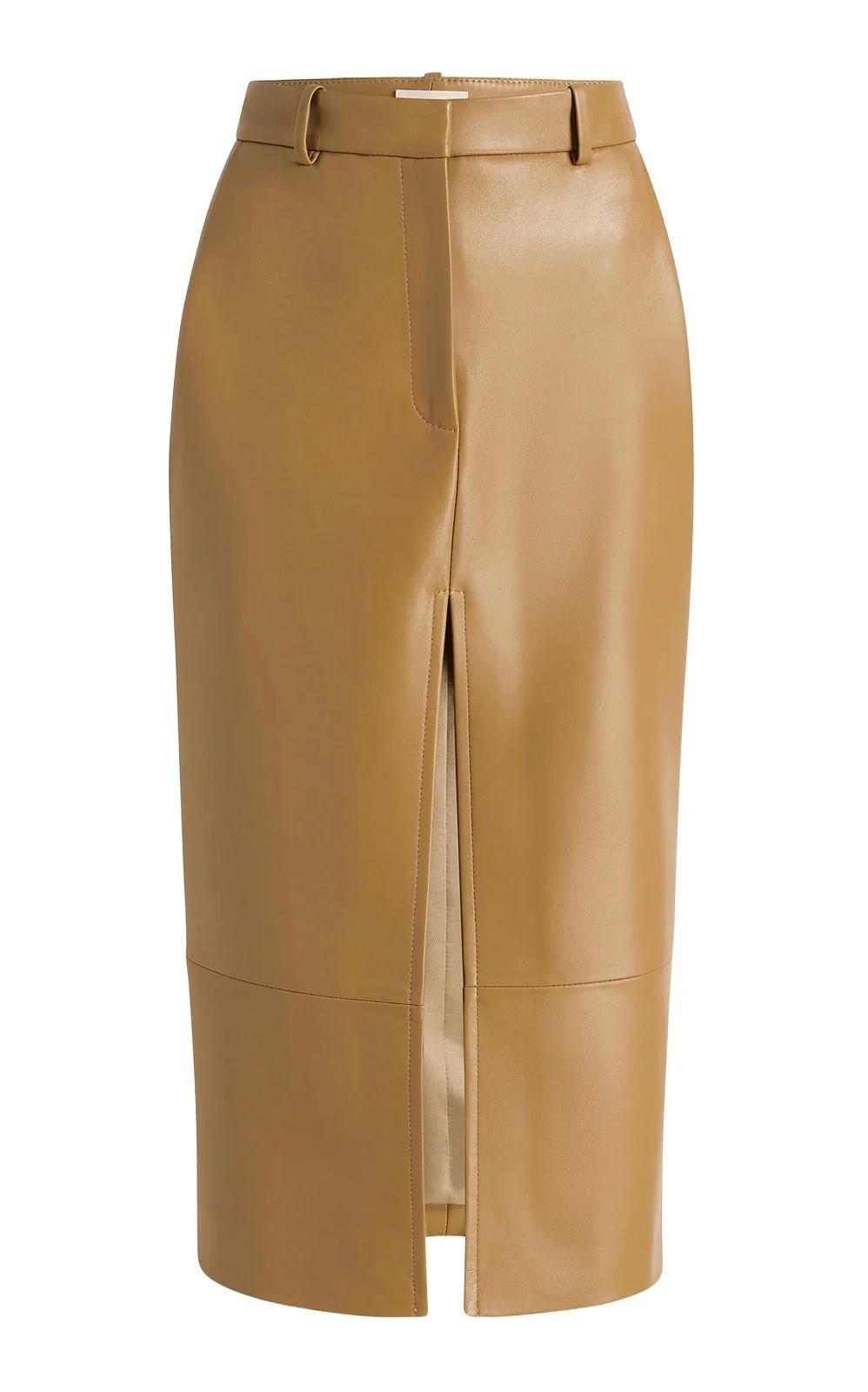 Anden Plonge Leather Midi Skirt Anden Plonge Leather Midi Skirt