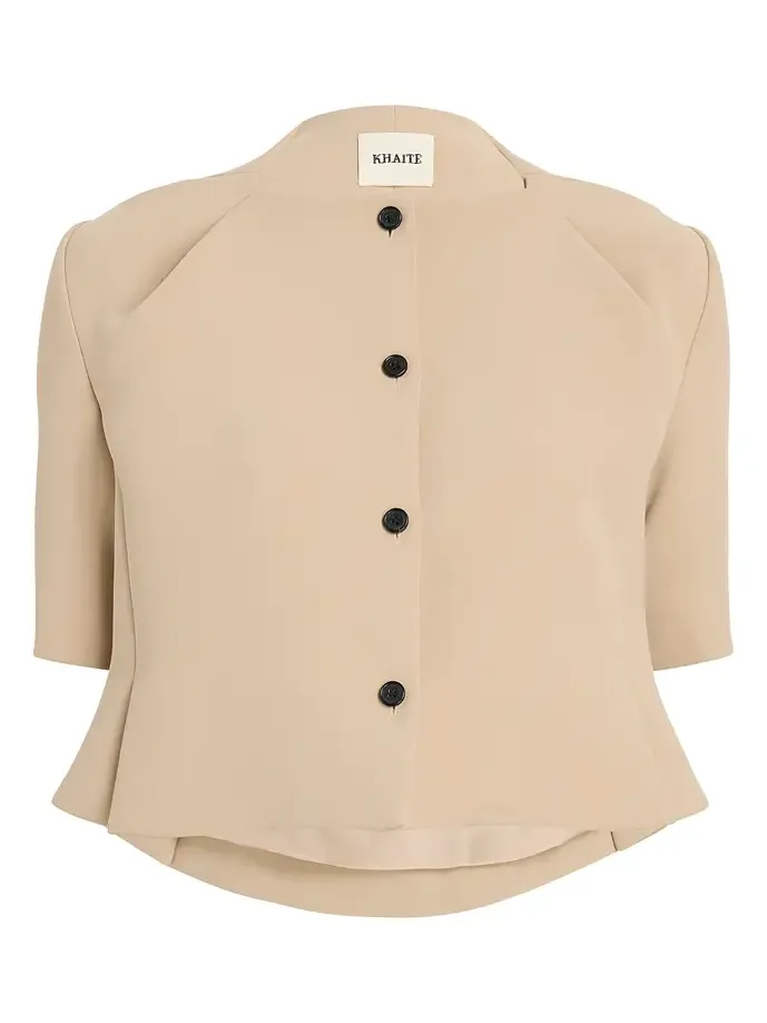 Franc Crepe Peplum Jacket