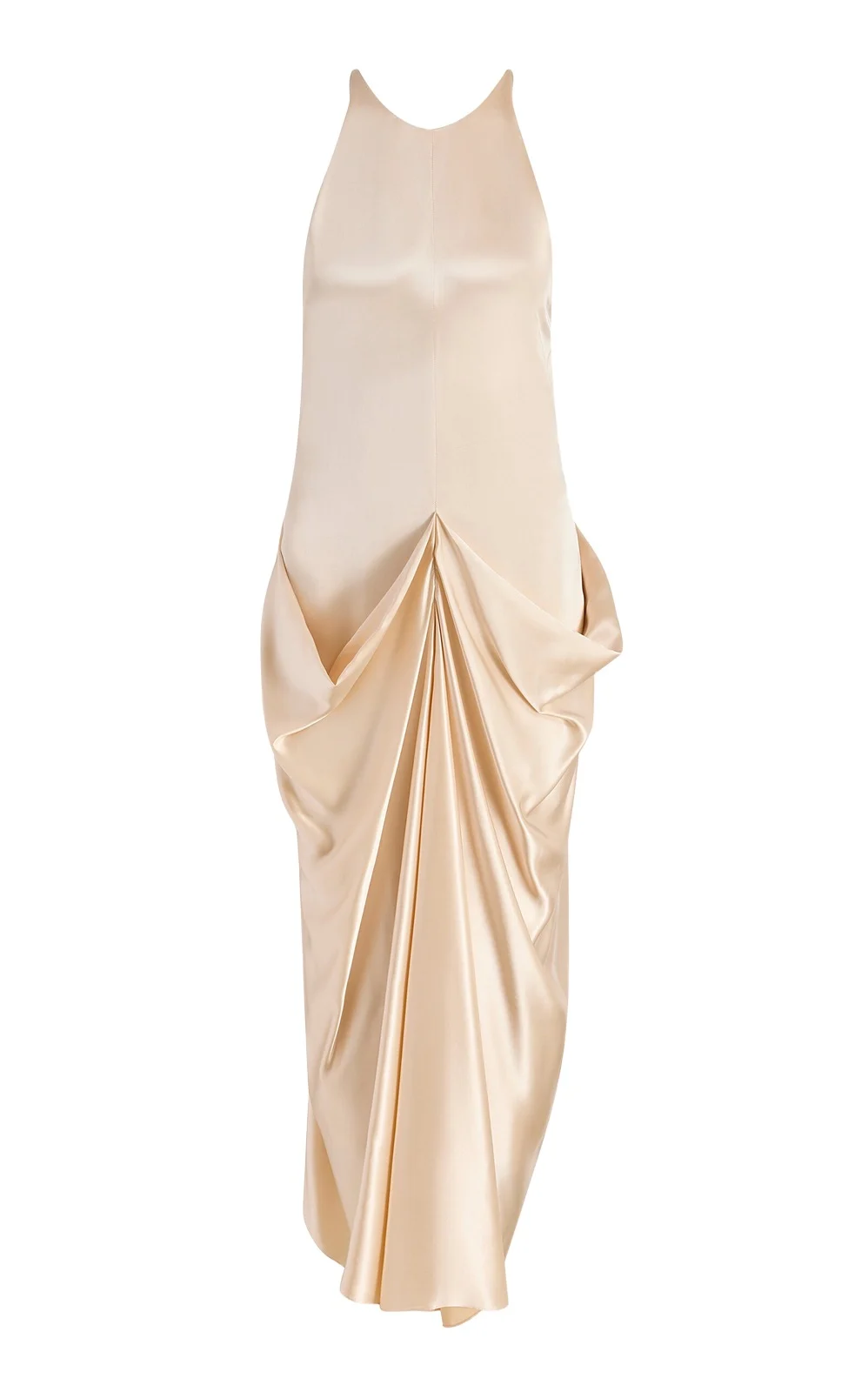 Kent Draped Satin Maxi Dress