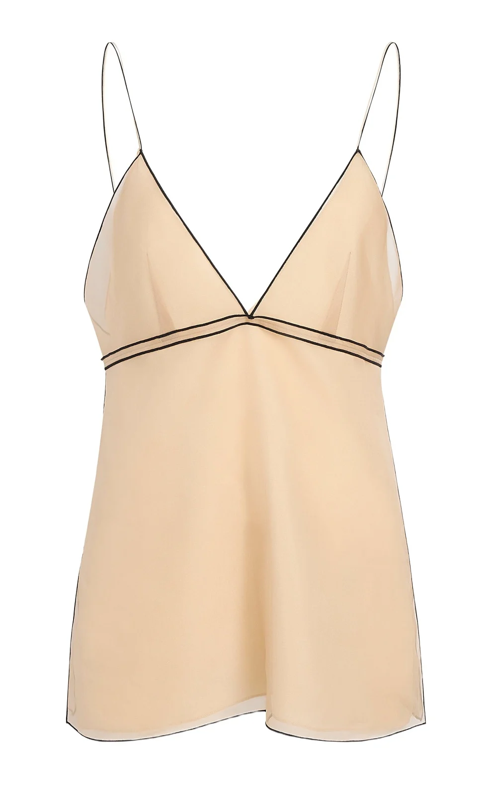 Khaite Timy Silk Organza Camisole Top
