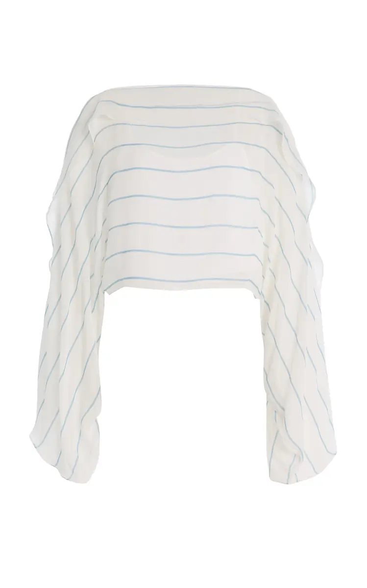 BONDI BORN Capri Silk Kimono Top | Image 1 BONDI BORN Capri Silk Kimono Top | Image 1