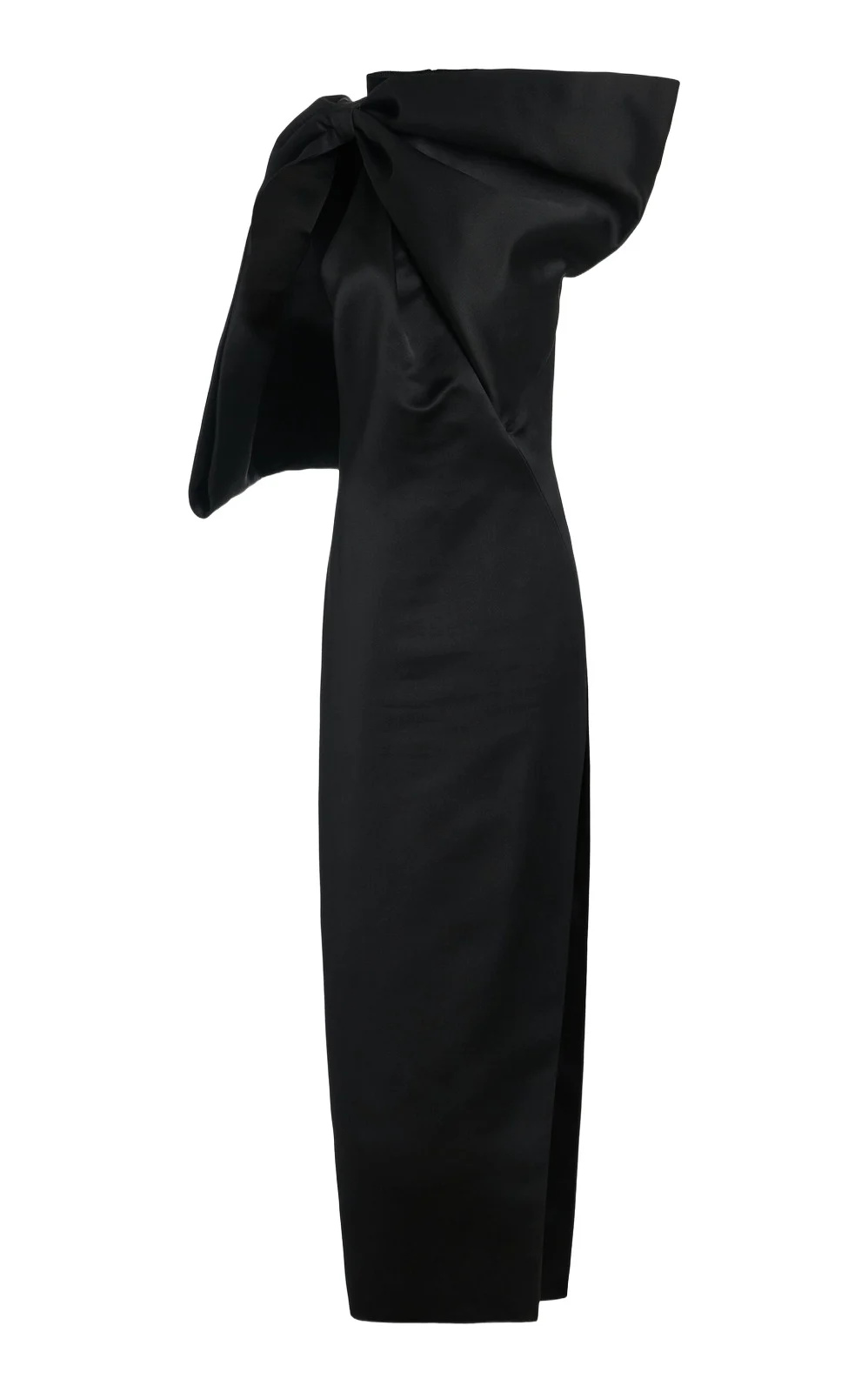 Bow-Embellished Silk Maxi Dress Bow-Embellished Silk Maxi Dress