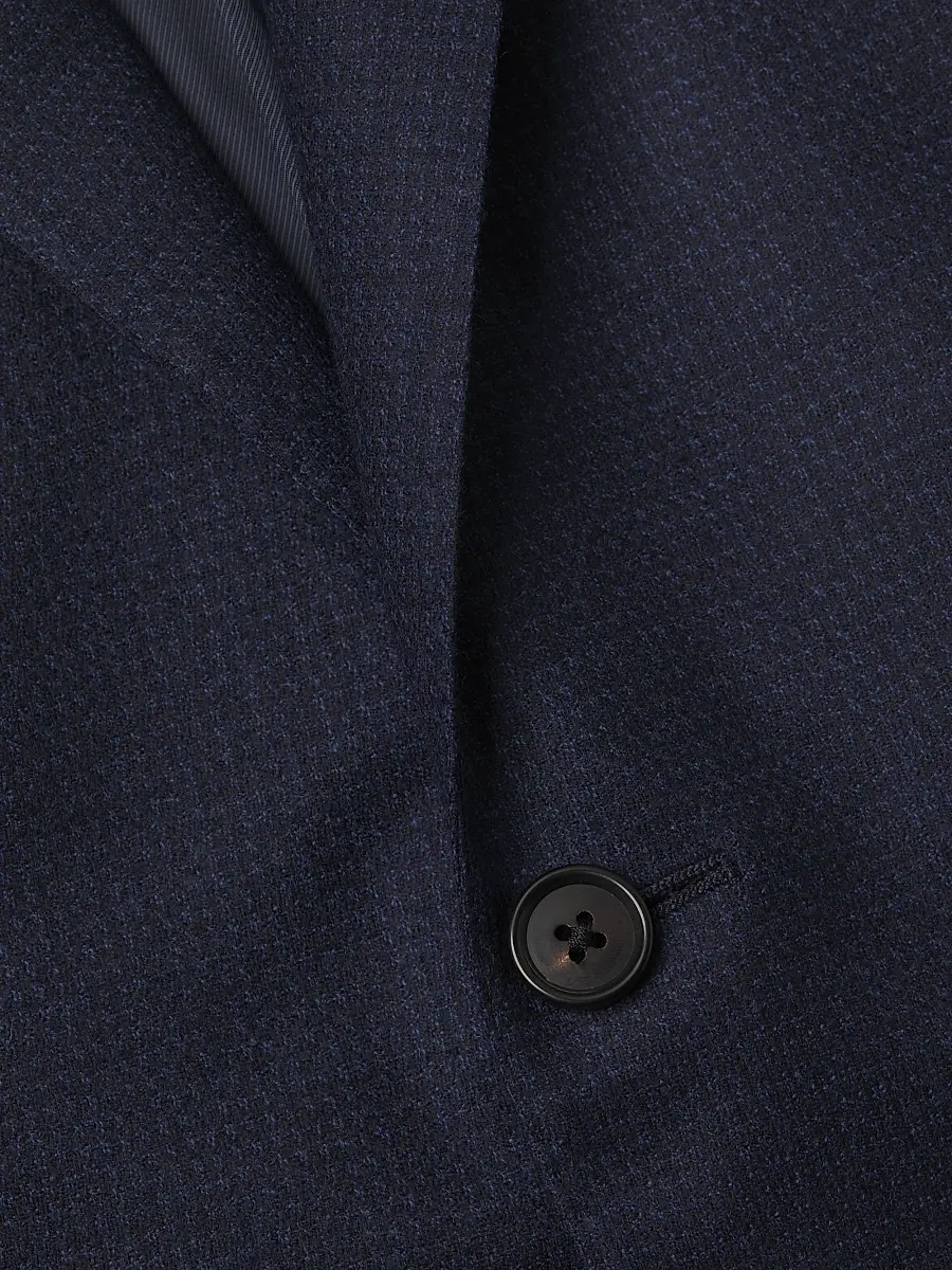 Corneliani Men's Mini Check Wool Sport Coat - Navy | Thumbnail 6 Corneliani Men's Mini Check Wool Sport Coat - Navy | Thumbnail 6