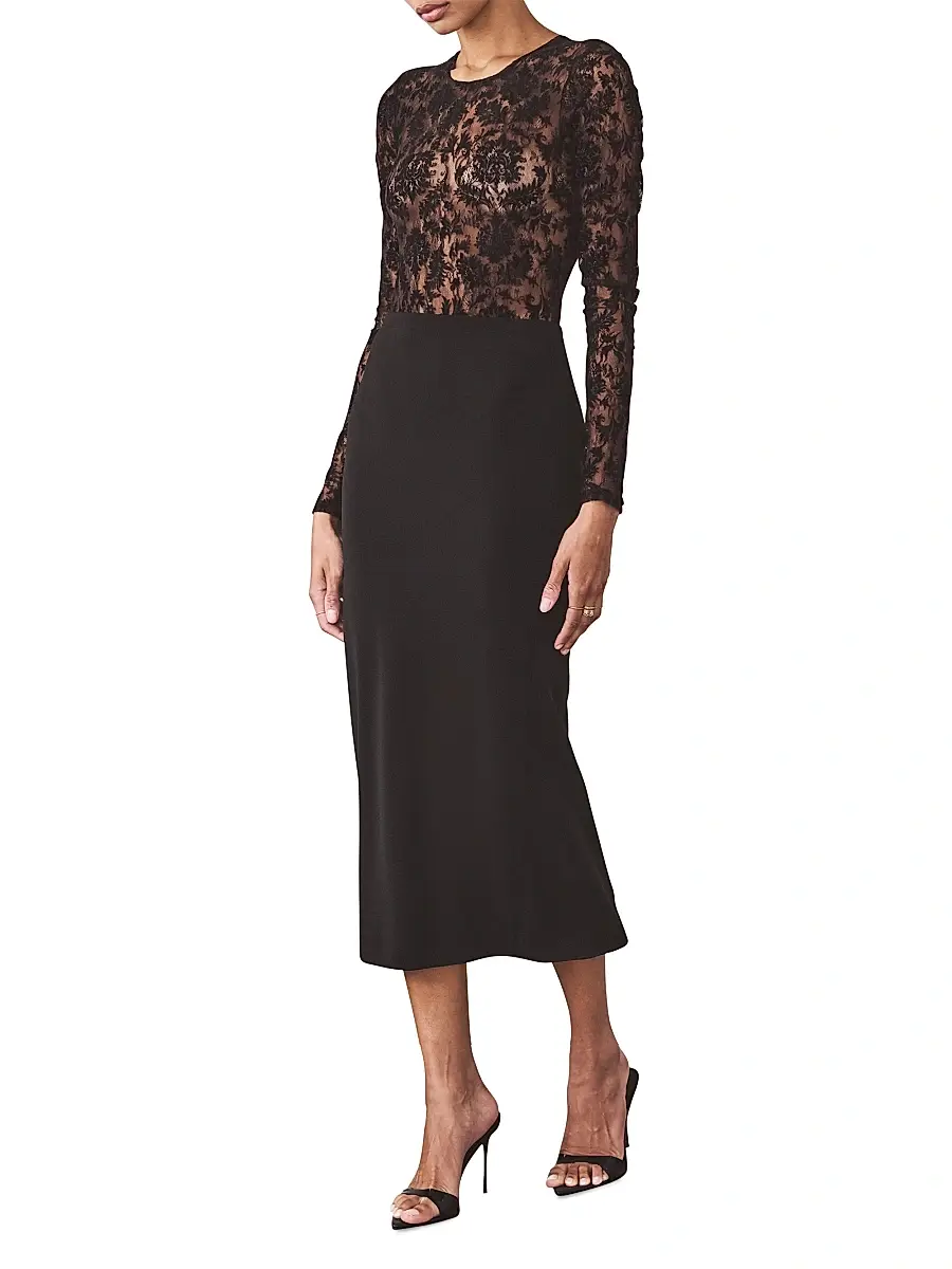 Artemis Diciero Women's Core Dasha Lace Long-Sleeve Bodysuit | Thumbnail 2