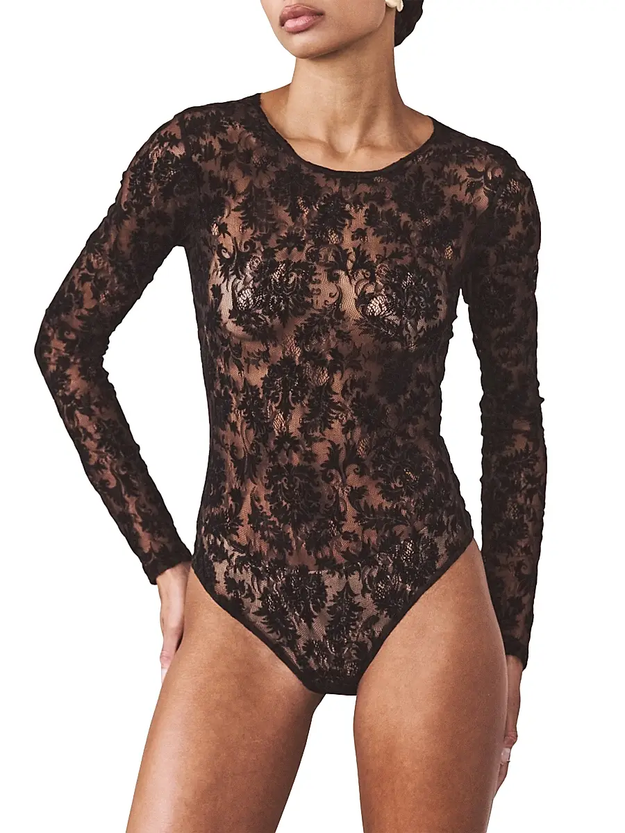 Artemis Diciero Women's Core Dasha Lace Long-Sleeve Bodysuit | Thumbnail 3