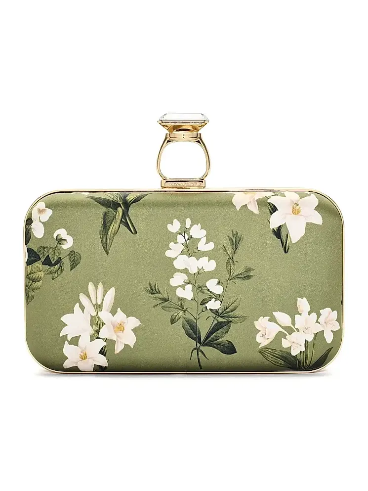 SACHIN & BABI Women's On The Rocks Printed Satin Clutch