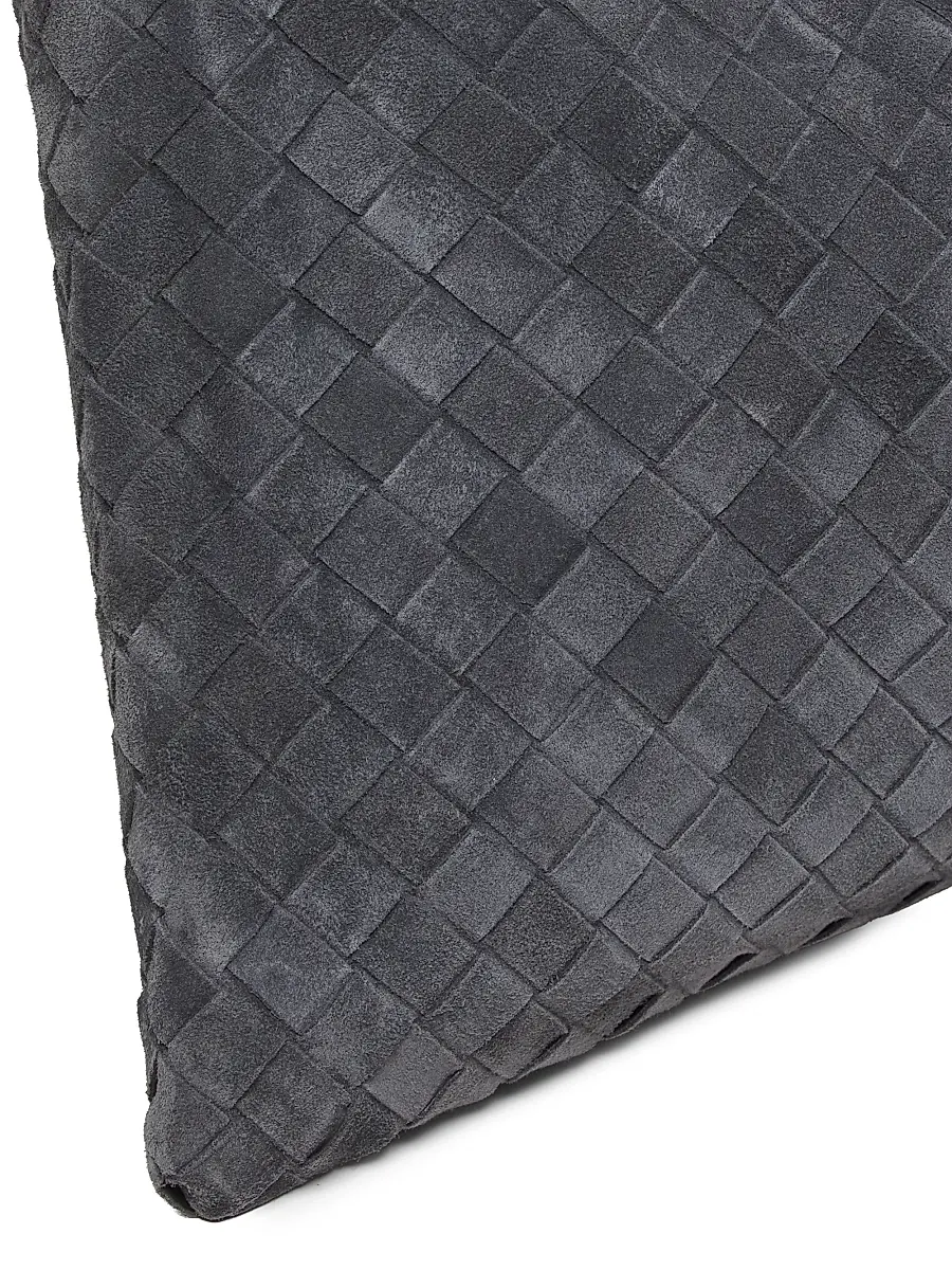 Bottega Veneta Women's Hop Intrecciato Suede Hobo Bag - Graphite Brass | Thumbnail 5 Bottega Veneta Women's Hop Intrecciato Suede Hobo Bag - Graphite Brass | Thumbnail 5