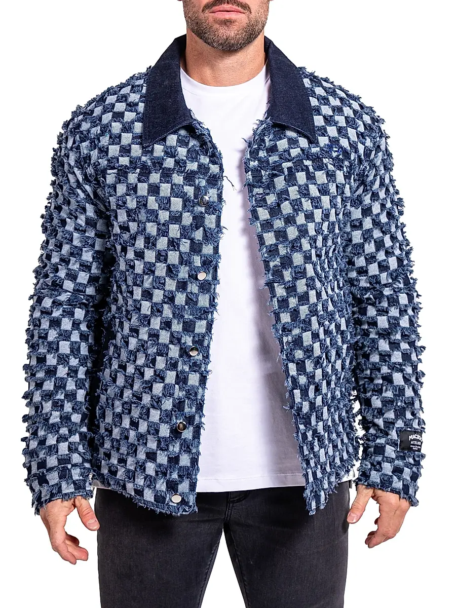 Maceoo Men's Denim Ascension Jacket | Thumbnail 2 Maceoo Men's Denim Ascension Jacket | Thumbnail 2
