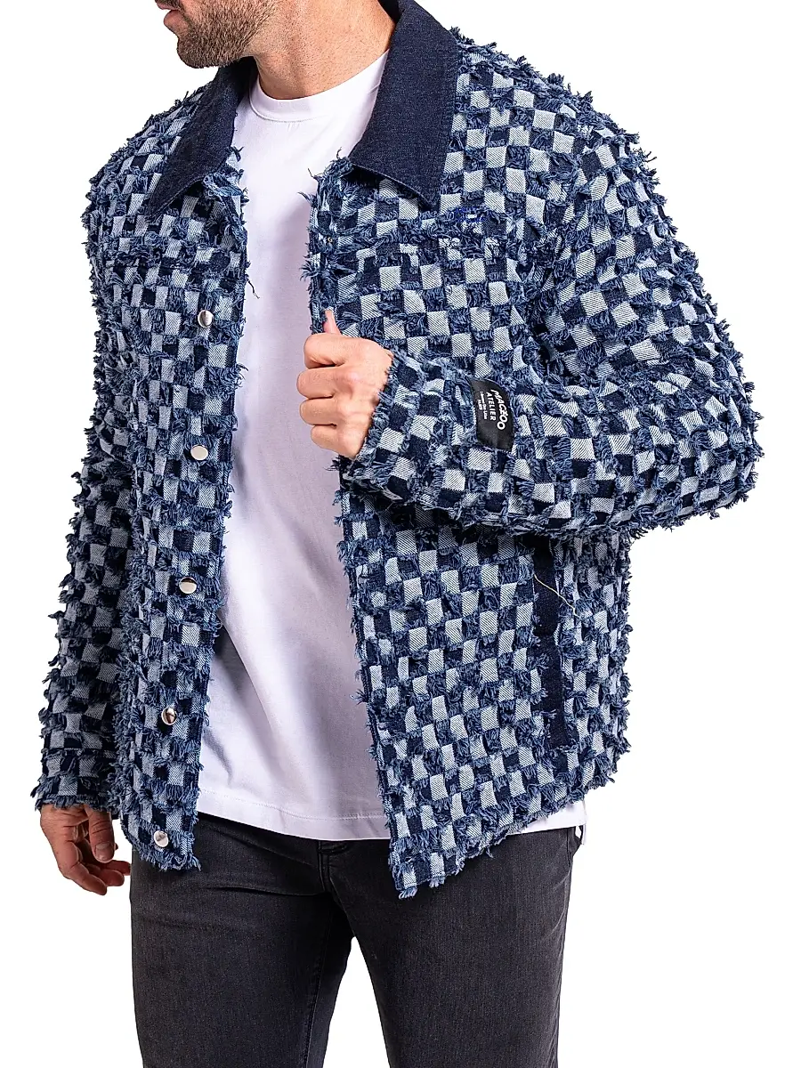 Maceoo Men's Denim Ascension Jacket | Thumbnail 4 Maceoo Men's Denim Ascension Jacket | Thumbnail 4